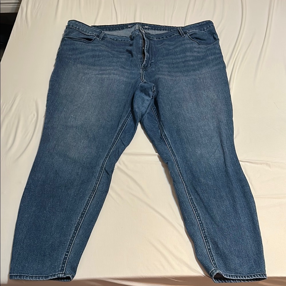 Classic Blue Denim Jeans old navy 24 long